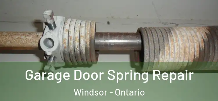 Garage Door Spring Repair Windsor - Ontario