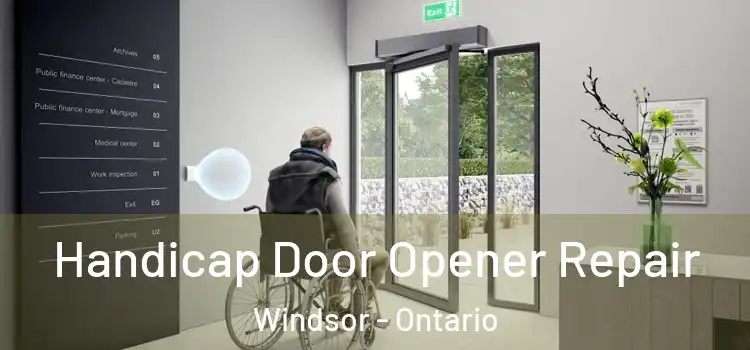 Handicap Door Opener Repair Windsor - Ontario
