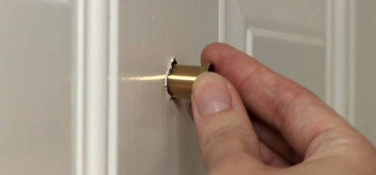 peephole door repair in Windsor